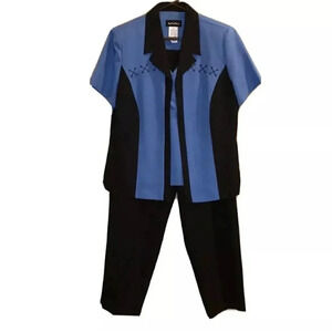 Vintage Bowling Suit Set Blouse Pants Kari’s Place